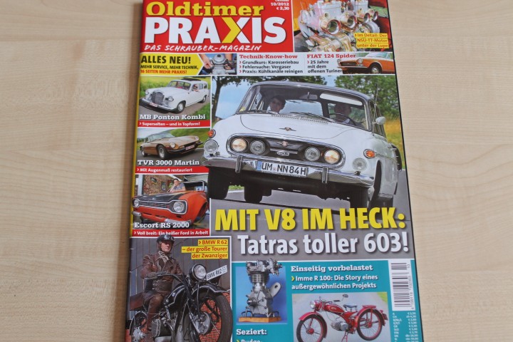 Deckblatt Oldtimer Praxis (10/2012)